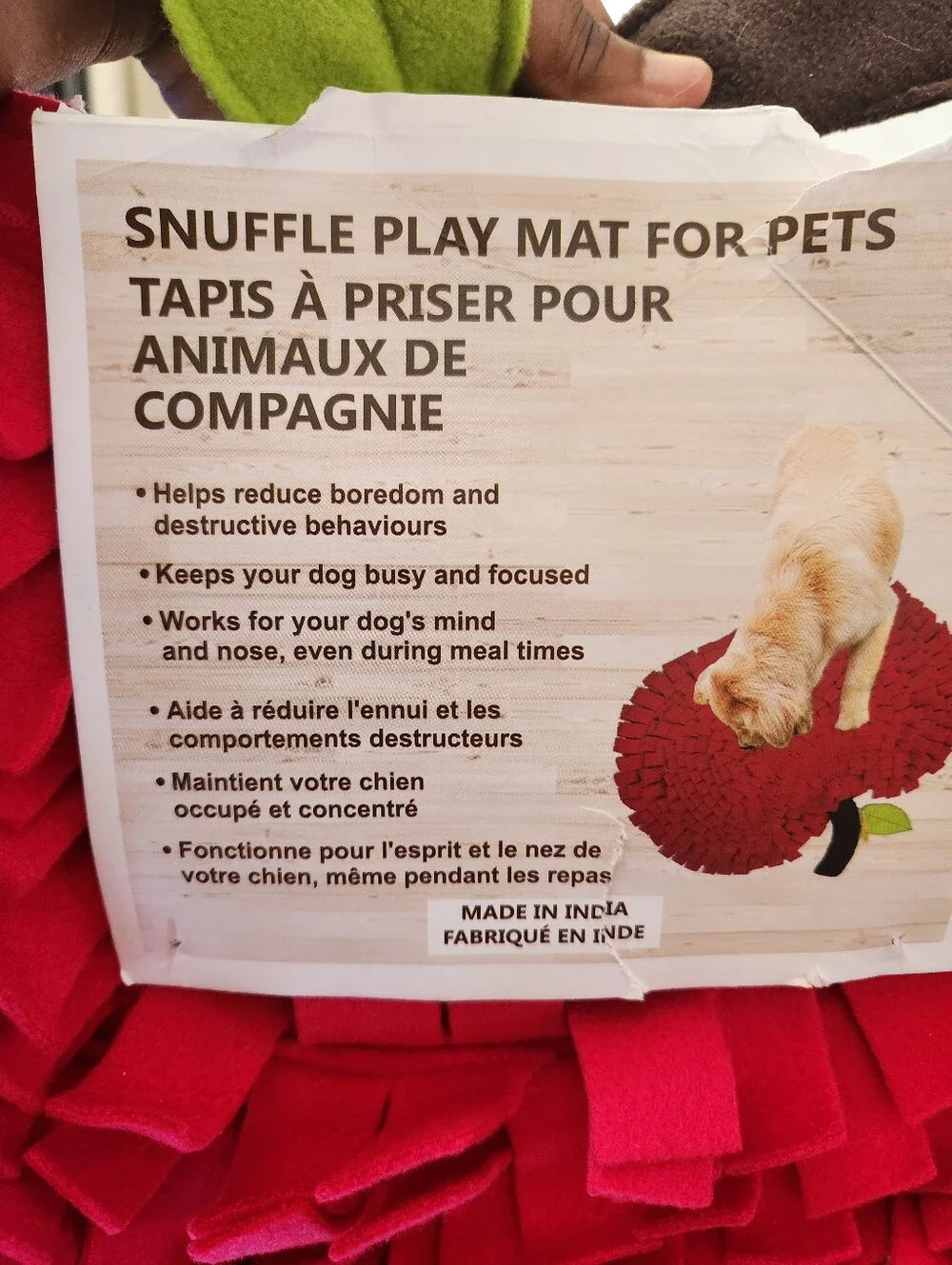 Snuffle Paly Mats for Pets Apple or Avocado NWT